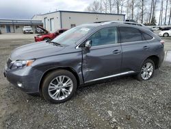 Salvage cars for sale from Copart Arlington, WA: 2012 Lexus RX 450