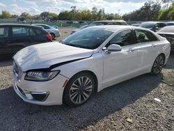 Salvage cars for sale from Copart Riverview, FL: 2019 Lincoln MKZ Reserve II