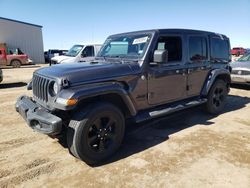 Jeep Wrangler salvage cars for sale: 2019 Jeep Wrangler Unlimited Sahara