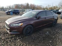 Salvage cars for sale at Chalfont, PA auction: 2013 Ford Fusion SE