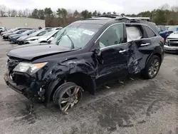 Salvage cars for sale at Exeter, RI auction: 2011 Acura MDX Advance