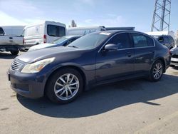 Salvage cars for sale from Copart Hayward, CA: 2007 Infiniti G35