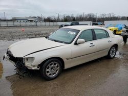 Salvage cars for sale at Louisville, KY auction: 2001 Lincoln Town Car Signature