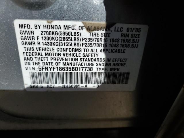 2005 Honda Pilot EXL