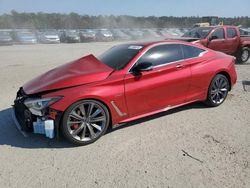 Salvage cars for sale at Harleyville, SC auction: 2019 Infiniti Q60 RED Sport 400