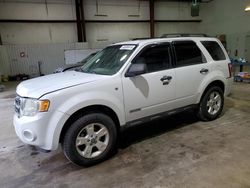 Salvage cars for sale at Lufkin, TX auction: 2008 Ford Escape XLT