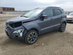 Salvage cars for sale at Kansas City, KS auction: 2019 Ford Ecosport SES