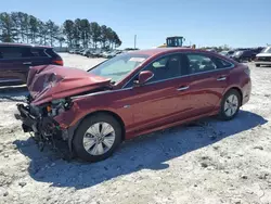 Salvage cars for sale at Loganville, GA auction: 2018 Hyundai Sonata Hybrid