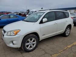 Salvage cars for sale from Copart Woodhaven, MI: 2010 Toyota Rav4 Limited