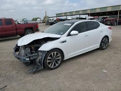 Salvage cars for sale at Houston, TX auction: 2015 KIA Optima SX