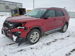 Salvage cars for sale from Copart Bismarck, ND: 2019 Ford Explorer XLT