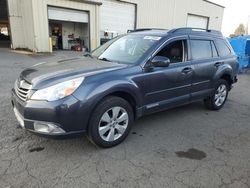 Salvage cars for sale from Copart Woodburn, OR: 2012 Subaru Outback 2.5I Limited