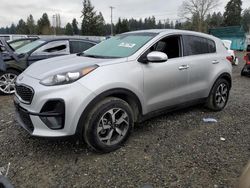 Salvage cars for sale from Copart Graham, WA: 2020 KIA Sportage LX