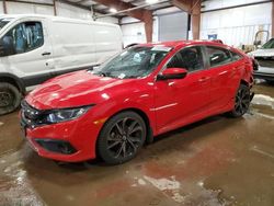 Salvage cars for sale from Copart Lansing, MI: 2020 Honda Civic Sport
