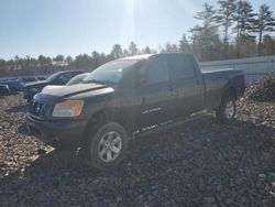 Salvage cars for sale at Windham, ME auction: 2008 Nissan Titan XE