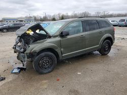 Salvage cars for sale from Copart Louisville, KY: 2018 Dodge Journey SE