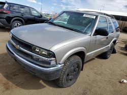 Salvage cars for sale at Brighton, CO auction: 2001 Chevrolet Blazer