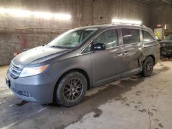 Salvage cars for sale at Angola, NY auction: 2013 Honda Odyssey EXL