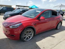 Salvage cars for sale at Grand Prairie, TX auction: 2021 Tesla Model Y