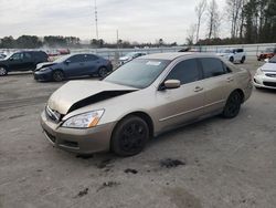 Honda salvage cars for sale: 2006 Honda Accord LX