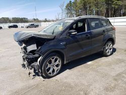 Salvage cars for sale at Dunn, NC auction: 2019 Ford Escape Titanium