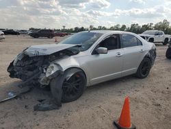 Salvage cars for sale at Houston, TX auction: 2012 Ford Fusion SEL