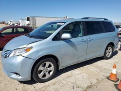 Salvage cars for sale from Copart Sun Valley, CA: 2017 Toyota Sienna LE