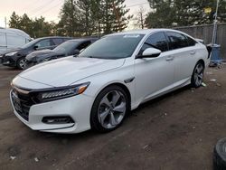 Salvage cars for sale at Denver, CO auction: 2019 Honda Accord Touring