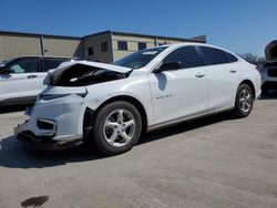Salvage cars for sale at Wilmer, TX auction: 2018 Chevrolet Malibu LS