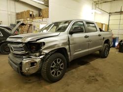 Salvage cars for sale at Ham Lake, MN auction: 2016 Toyota Tundra Crewmax SR5