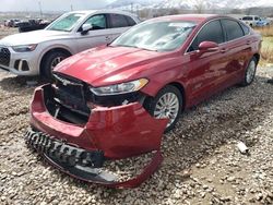 Salvage cars for sale at Magna, UT auction: 2015 Ford Fusion SE Phev
