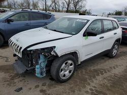 Salvage cars for sale at Bridgeton, MO auction: 2016 Jeep Cherokee Sport