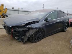 Salvage cars for sale at Dyer, IN auction: 2020 Tesla Model X