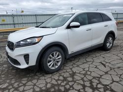 Salvage cars for sale at Dyer, IN auction: 2019 KIA Sorento LX