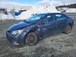 Salvage cars for sale from Copart Elmsdale, NS: 2014 Toyota Corolla ECO