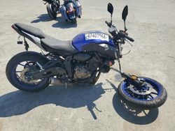 Salvage motorcycles for sale at San Diego, CA auction: 2020 Yamaha MT07 C
