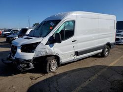 Salvage cars for sale from Copart Woodhaven, MI: 2016 Ford Transit T-250