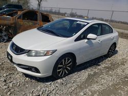 Salvage cars for sale at Cicero, IN auction: 2014 Honda Civic EXL