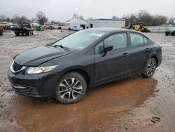 Honda salvage cars for sale: 2015 Honda Civic EX