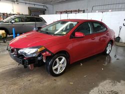 Toyota Corolla salvage cars for sale: 2018 Toyota Corolla L