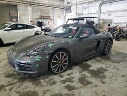 Porsche Boxster salvage cars for sale: 2018 Porsche Boxster S