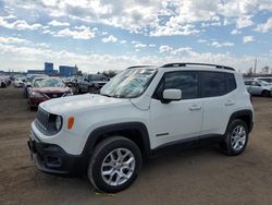 Jeep salvage cars for sale: 2015 Jeep Renegade Latitude