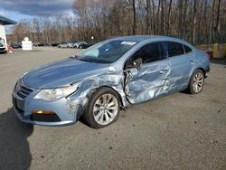 Salvage cars for sale at Assonet, MA auction: 2012 Volkswagen CC Sport
