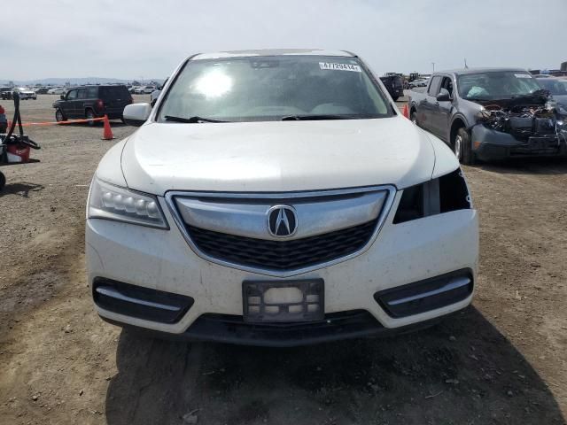 2016 Acura MDX Technology