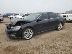 Salvage cars for sale at Amarillo, TX auction: 2018 Volkswagen Passat SE