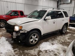 Salvage cars for sale at Franklin, WI auction: 2012 Ford Escape Limited