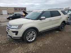 Ford Explorer Limited salvage cars for sale: 2018 Ford Explorer Limited