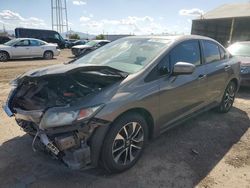 Honda salvage cars for sale: 2015 Honda Civic EX