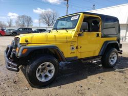 Salvage cars for sale from Copart Blaine, MN: 2000 Jeep Wrangler / TJ Sport