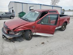 Salvage cars for sale at Tulsa, OK auction: 2001 Ford F150 Supercrew
